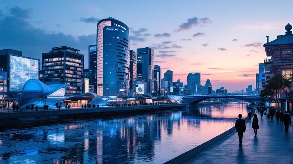 contemporary applications of blue