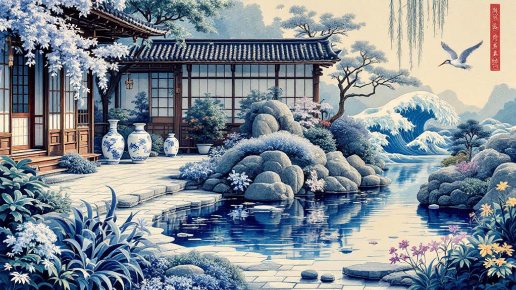 japanese art s blue palette
