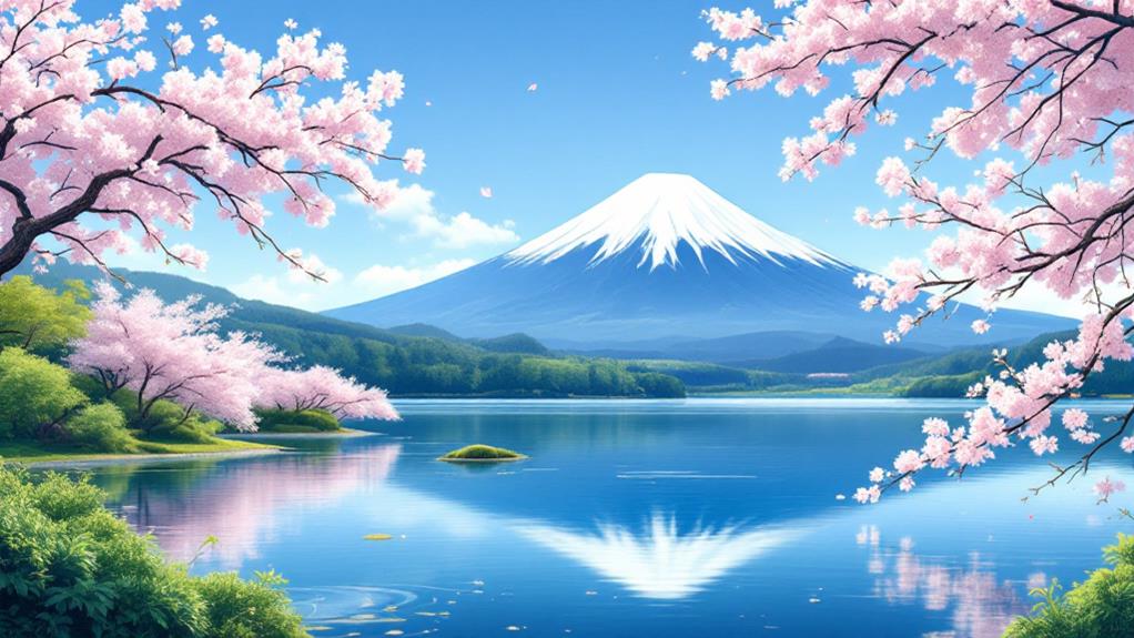 japanese nature s blue beauty