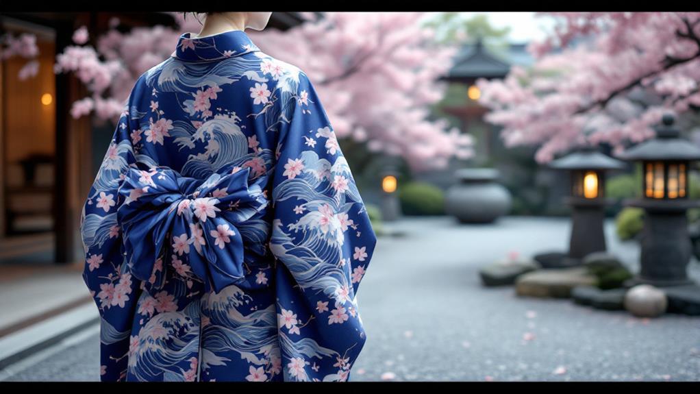 traditional attire in blue