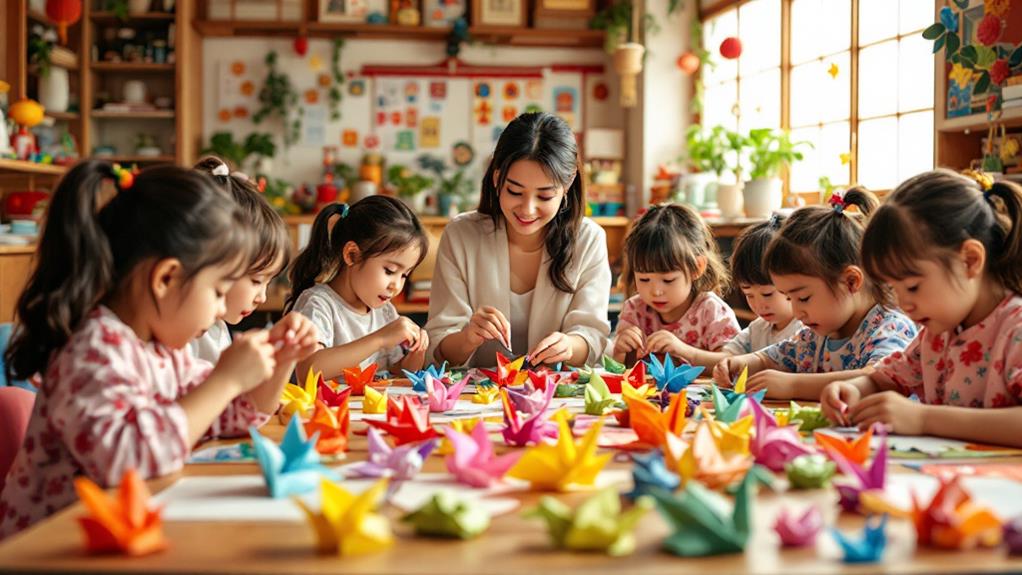 origami enhances learning skills