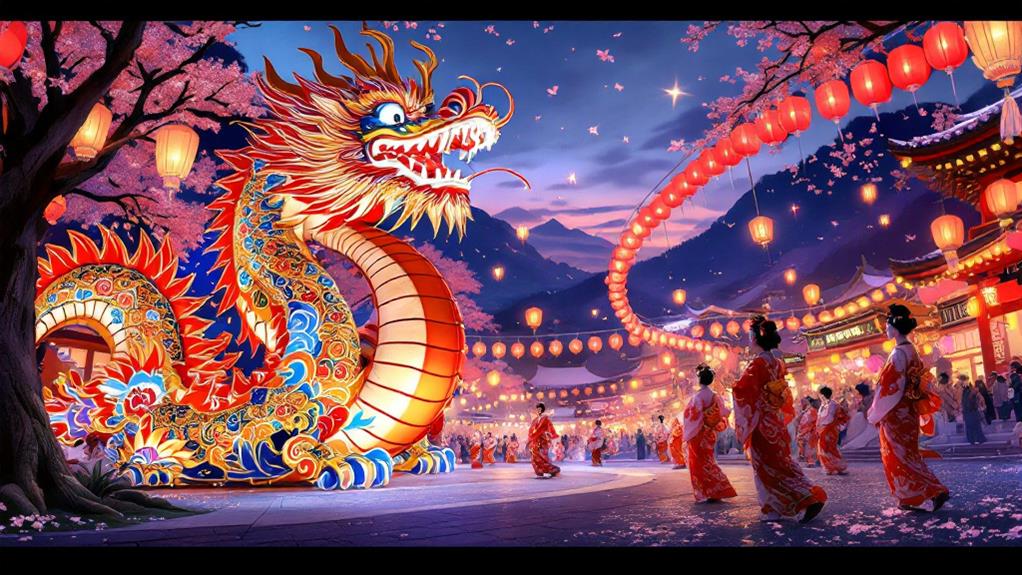 dragons featured in festivals