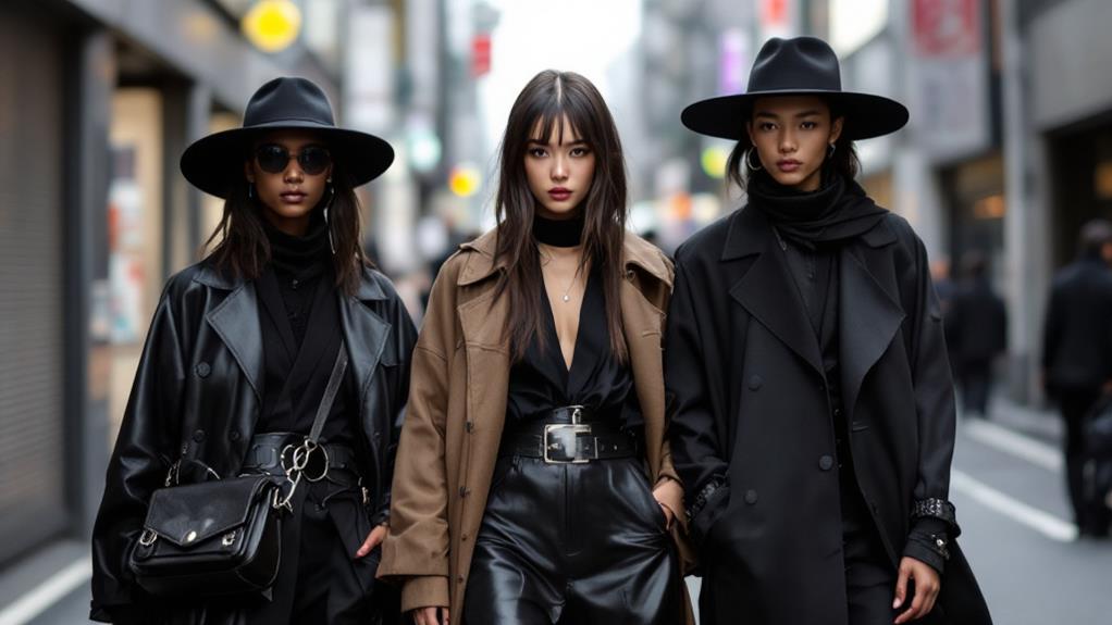 japanese fashion embraces black