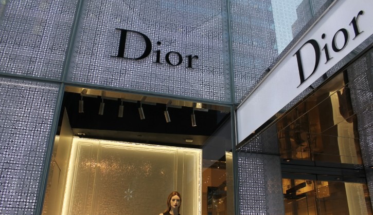 A Dior shop in New York