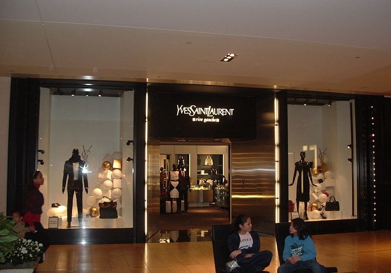 An Yves Saint Laurent boutique