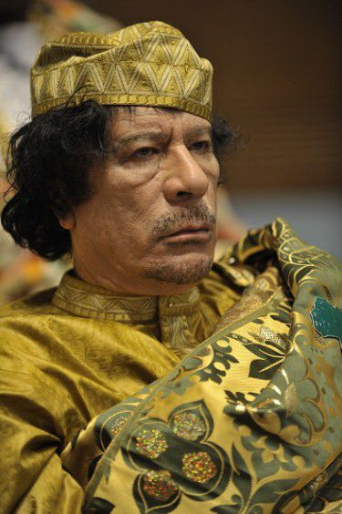 Gaddafi at the 12th African Union conference in 2009