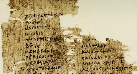 parallel Latin-Greek text