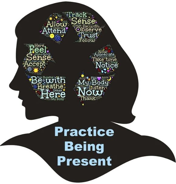 Recycle Remember Reminded and practice being present in a moment
